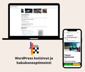 digitimantti, timanttikoti, wordpress kotisivut, joensuun urheiluautoilijat ry