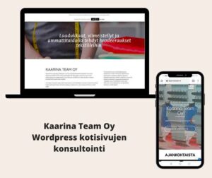 digitimantti, timanttikoti, kotisivujen rakentamisen konsultointi, wordpress kotisivut, kaarinateam