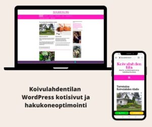 digitimantti, timanttikoti, koivulahdentila vesanto, koivulahdentila, wordpress kotisivut, kotisivut