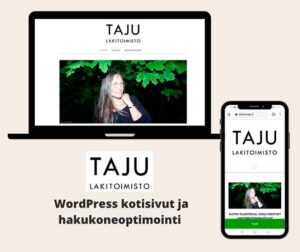 digitimantti, timanttikoti, wordpress kotisivut, kotisivut joensuu, kotisivut, hakukoneoptimointi, lakitoimisto taju